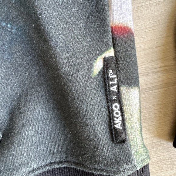 Men Akoo x ali 100% AUTHENTIC sz Medium Pullover Hoodie Sweater Multicolor Men’s - Picture 4 of 10